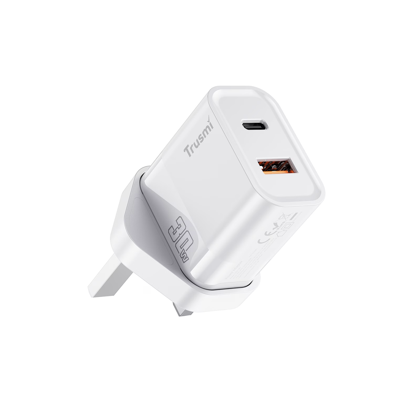TRUSMI CH02-040 PD30W A+C GaN Fast Charger