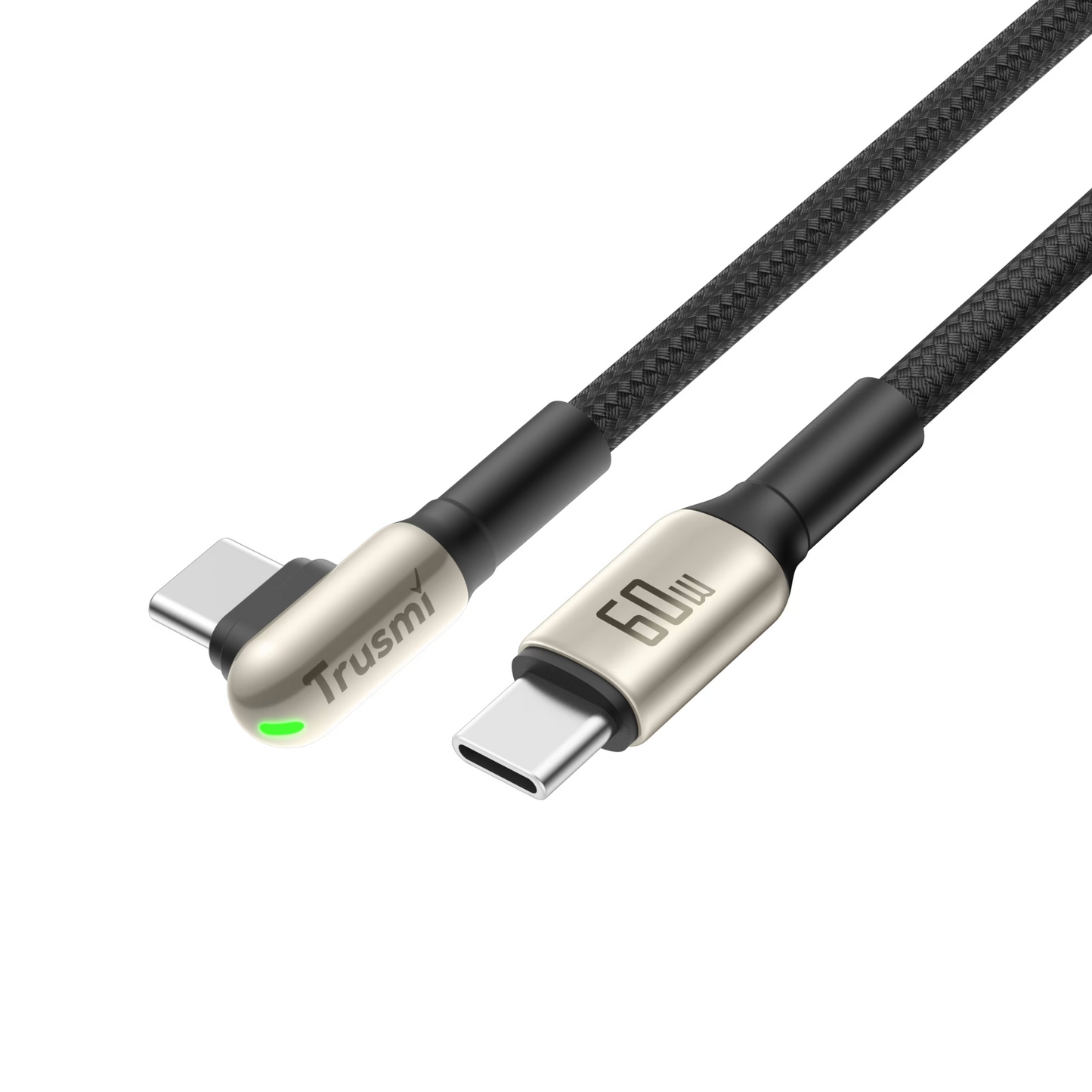 TRUSMI CA49-11 60W CC Angled LED Zinc Alloy Braided Cable